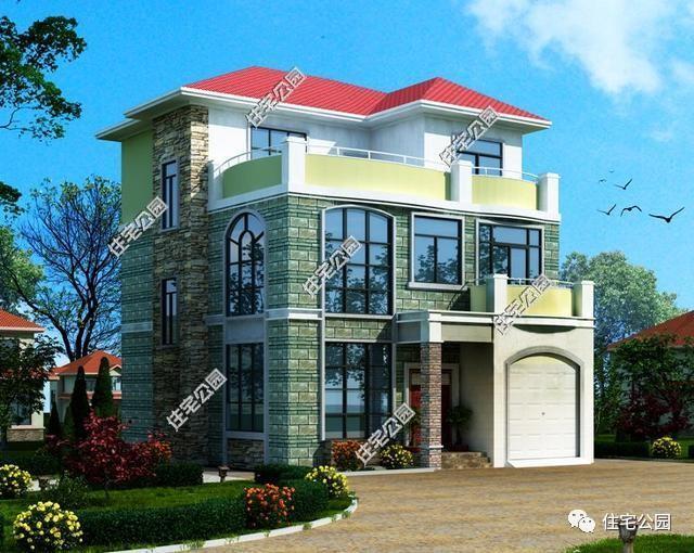 6套新農村別墅，全帶挑空客廳，建到村里夠有面么？