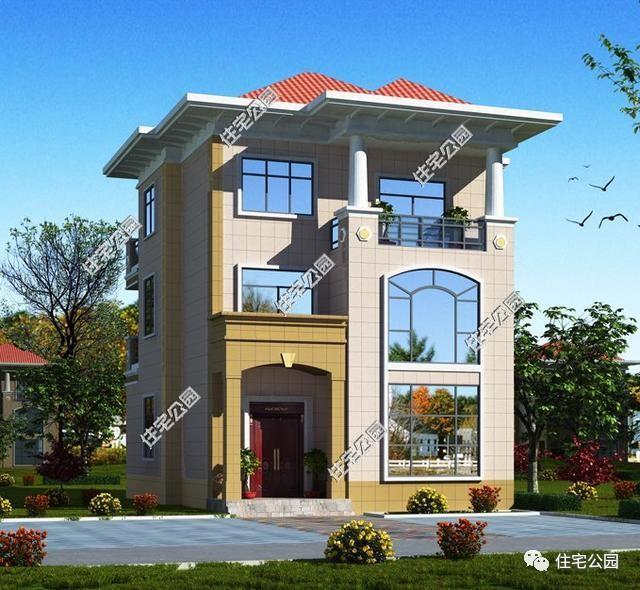 6套新農村別墅，全帶挑空客廳，建到村里夠有面么？