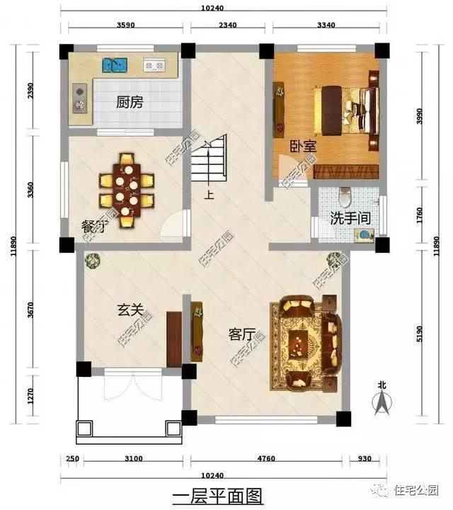 6套新農村別墅，全帶挑空客廳，建到村里夠有面么？
