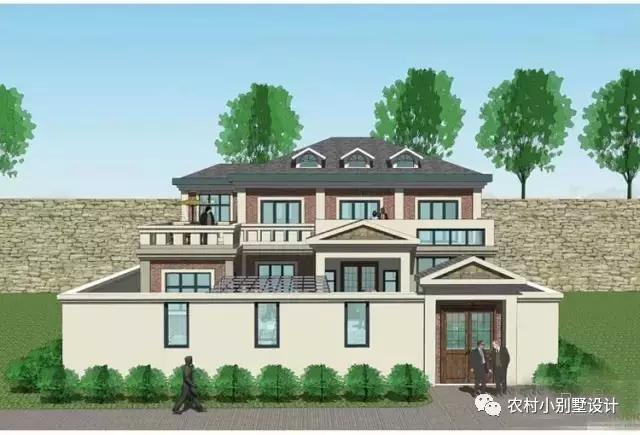 一幢大氣磅礴的簡歐風格二層別墅，給家人一個舒適港灣！