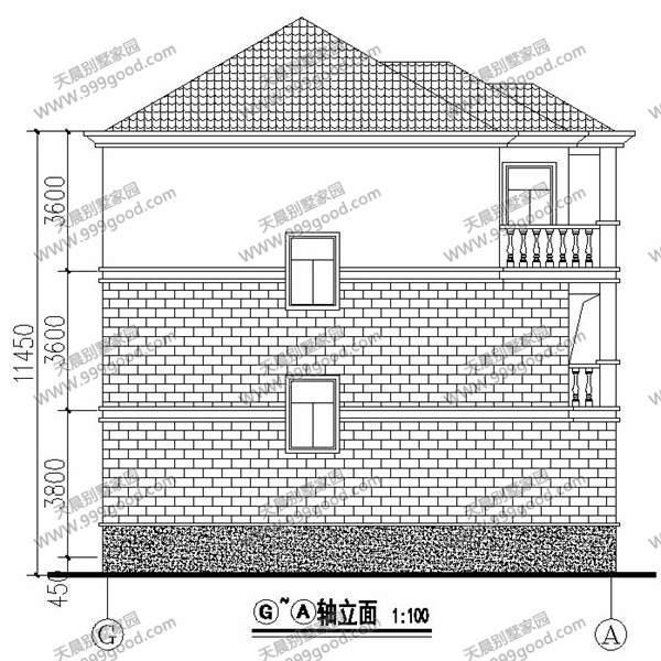 經典設計13X10米鄉(xiāng)村別墅，帶車庫的設計圖你可接受？