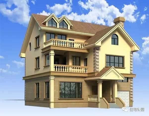 28萬自建3層農村別墅，露臺老虎窗帶車庫，實用！