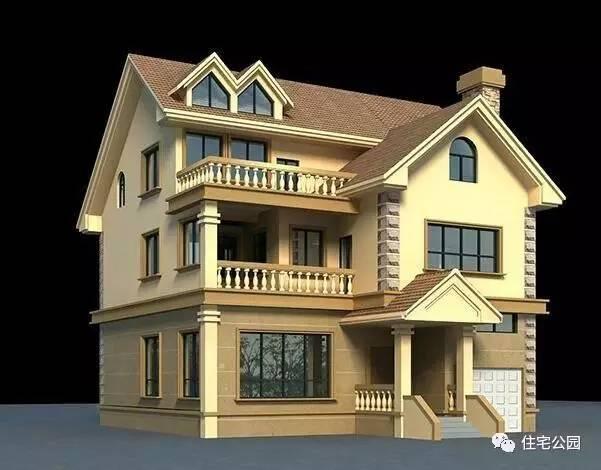 28萬自建3層農村別墅，露臺老虎窗帶車庫，實用！