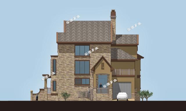 19x13米三層經典美式獨棟別墅全套圖紙，不要再纏著歐式不放啦！