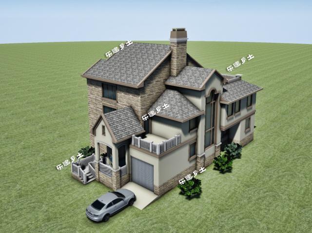 19x13米三層經典美式獨棟別墅全套圖紙，不要再纏著歐式不放啦！