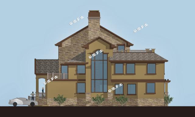 19x13米三層經典美式獨棟別墅全套圖紙，不要再纏著歐式不放啦！