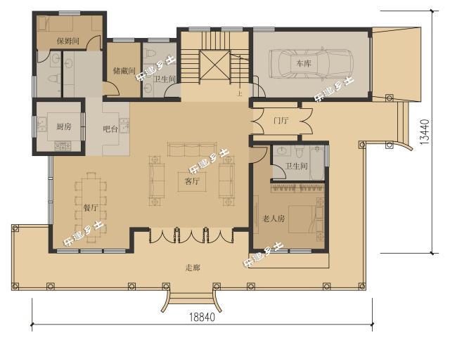 19x13米三層經典美式獨棟別墅全套圖紙，不要再纏著歐式不放啦！