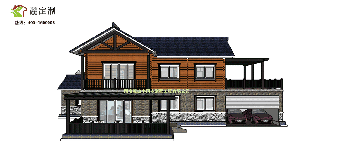 5套風格迥異的自建鄉村別墅，含全套圖紙