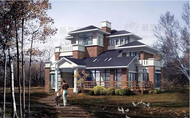 5套風格迥異的自建鄉村別墅，含全套圖紙