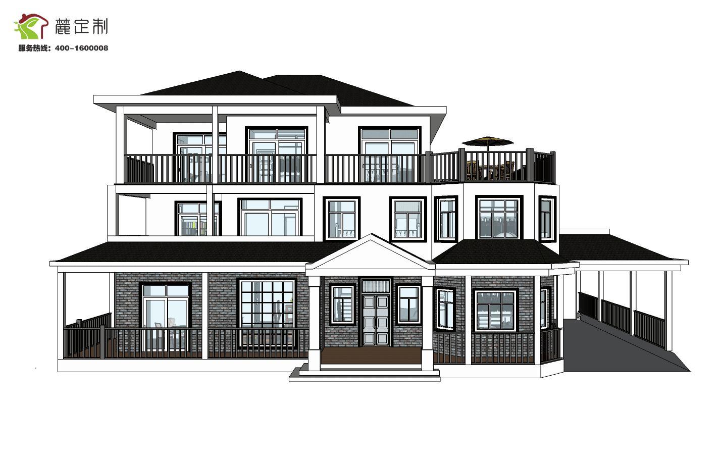 5套風格迥異的自建鄉村別墅，含全套圖紙