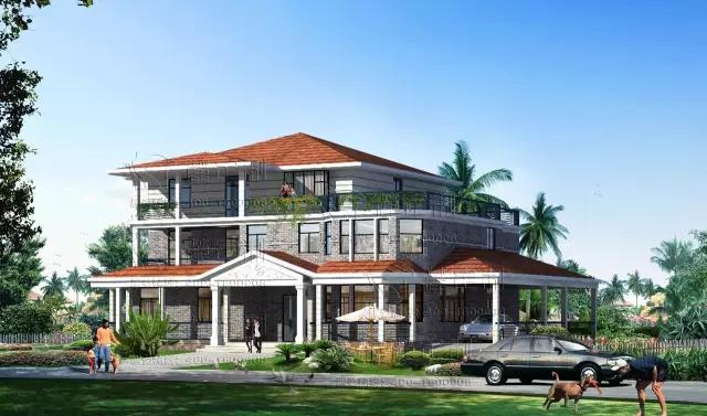 5套風格迥異的自建鄉村別墅，含全套圖紙