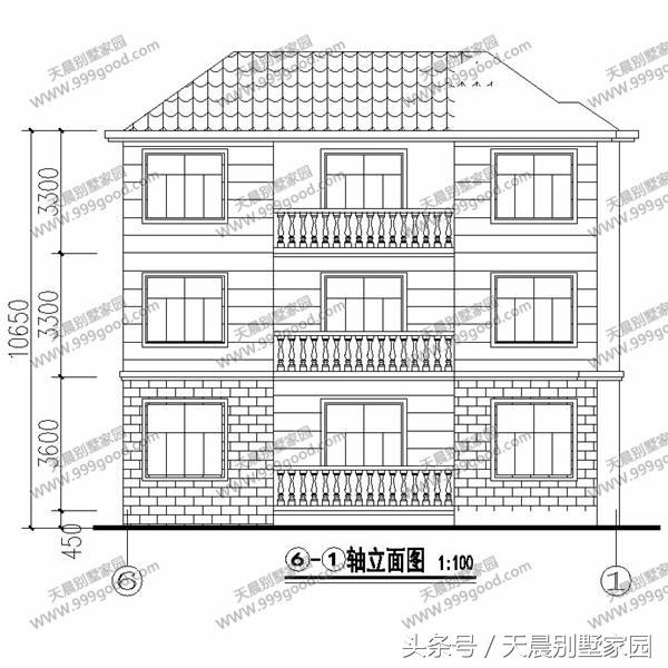 13.1X12.9米別墅設計圖，清雅歐式，經典接地氣！