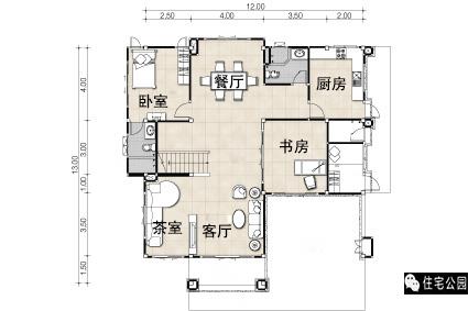 12X13米小別墅，時尚外觀，可實現四世同堂