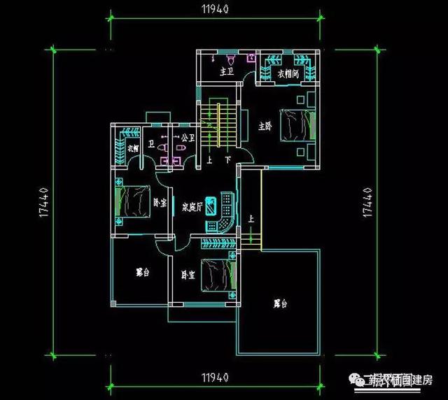 12X18米三層現代農村別墅，30萬帶院子和平層頂
