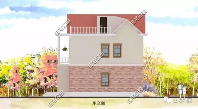 13.5X10米田園別墅，時尚實用，造價24萬！