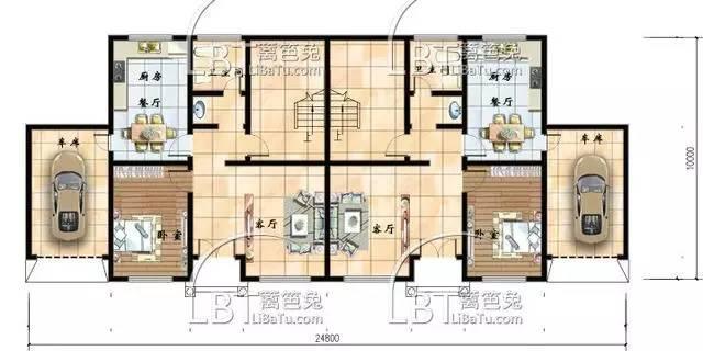 10套自建房雙拼別墅 兄弟聯(lián)排別墅全套圖紙，第八套最受歡迎！