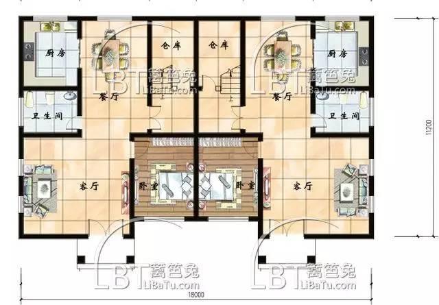 10套自建房雙拼別墅 兄弟聯(lián)排別墅全套圖紙，第八套最受歡迎！