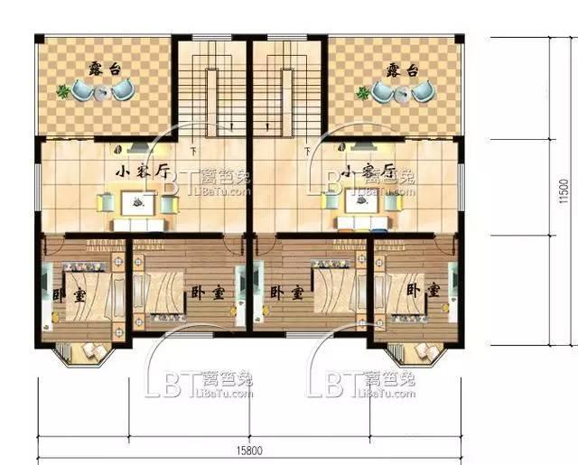 10套自建房雙拼別墅 兄弟聯(lián)排別墅全套圖紙，第八套最受歡迎！
