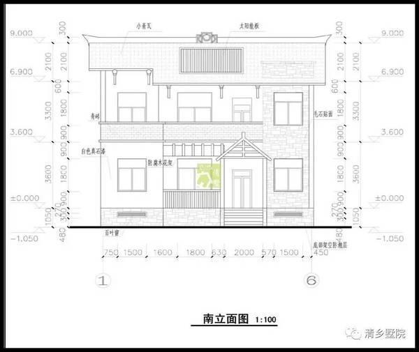 10米X17米簡約大方17萬內自建別墅方案
