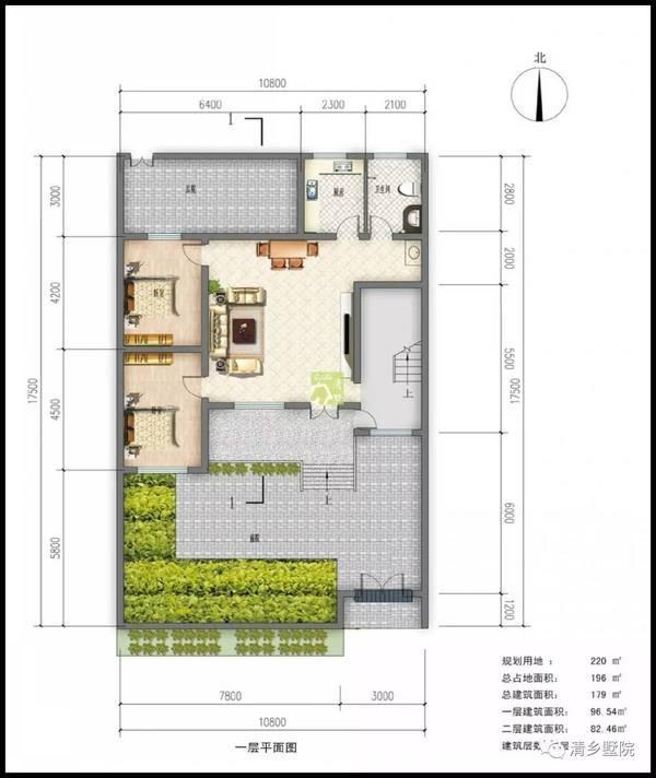 10米X17米簡約大方17萬內自建別墅方案