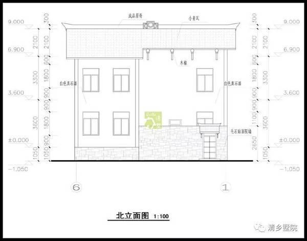 10米X17米簡約大方17萬內自建別墅方案