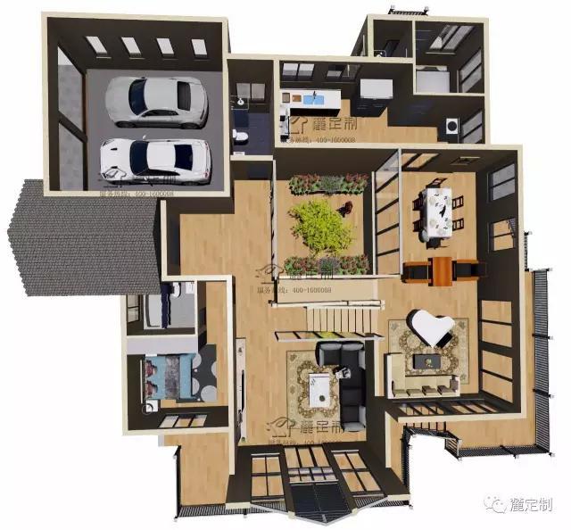 6室3廳6衛經典自建別墅全套圖紙分享