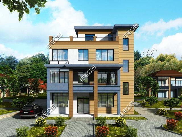 新農村別墅，如果價格一樣，歐式現代三合院咋選？含平面圖