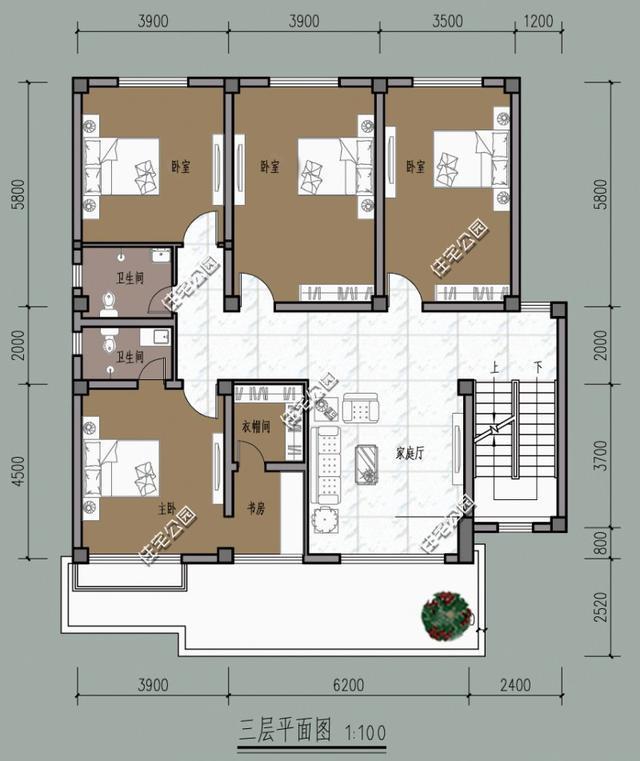 新農村別墅，如果價格一樣，歐式現代三合院咋選？含平面圖