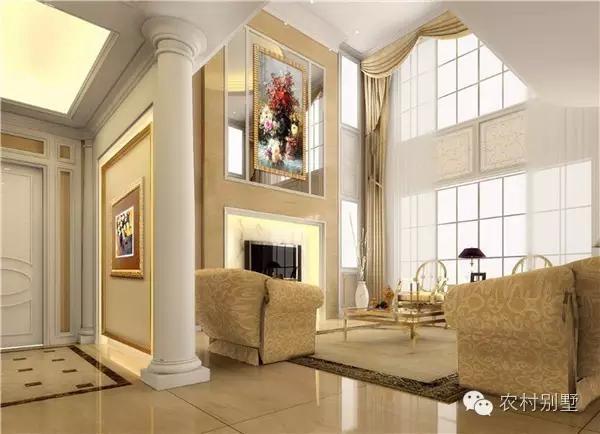 大氣三層復式別墅，帶莊園和游泳池（施工全圖+裝修效果圖）