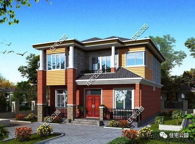 3套經典農村別墅戶型，10米面寬以下，收了回村建一套