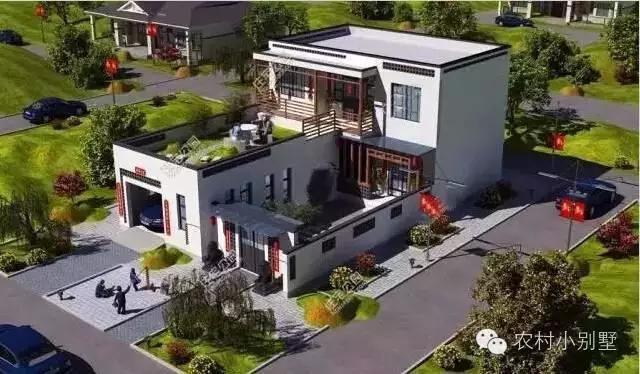 回農村住別墅去吧，9套農村自建別墅設計圖和效果圖