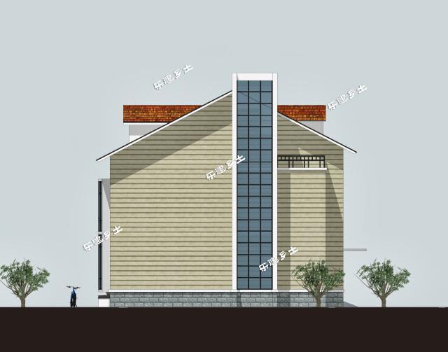 10x12米兩層半英倫別墅全套圖紙，占地面積小，實用又大方！