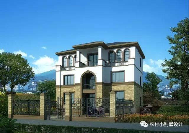 農村蓋這樣類型的別墅娶媳婦，我看不愁