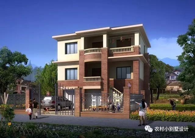 農村蓋這樣類型的別墅娶媳婦，我看不愁