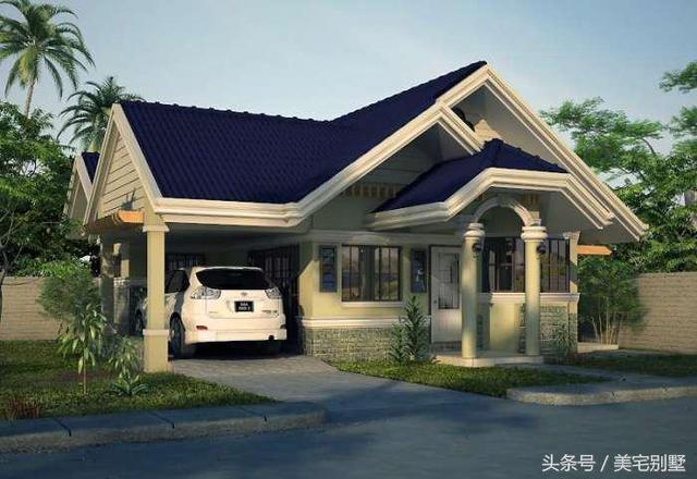 適合農村的5套單層戶型，好美，好想擁有一套這樣的房子