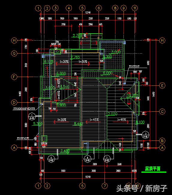 12.74x14.49三層個性年輕小別墅