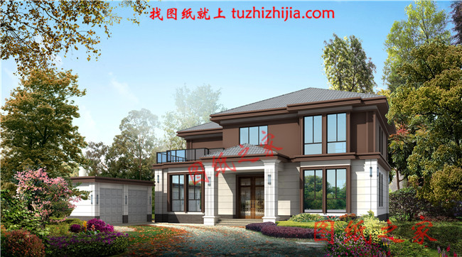 農村2018新式好看又簡單的二層樓房設計圖，外形美觀，家用足夠