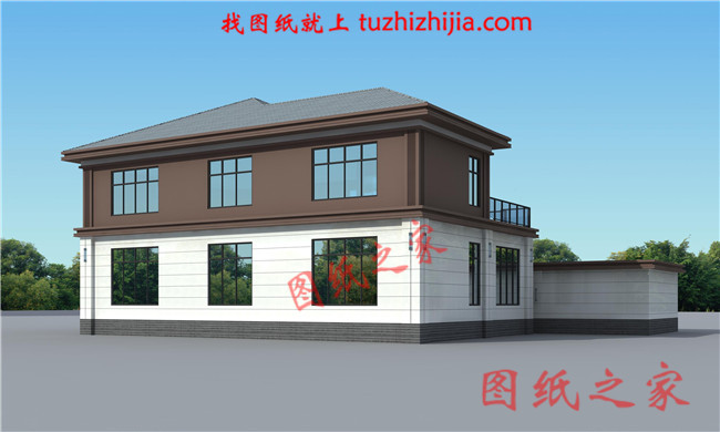 農村2018新式好看又簡單的二層樓房設計圖，外形美觀，家用足夠