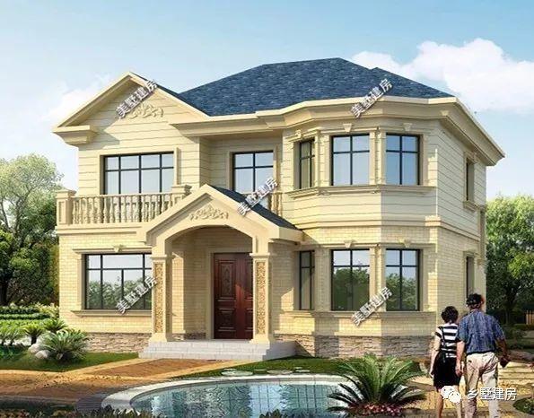 3款農(nóng)村二層小樓房設(shè)計(jì)圖，20萬建主體，讓城里人羨慕吧