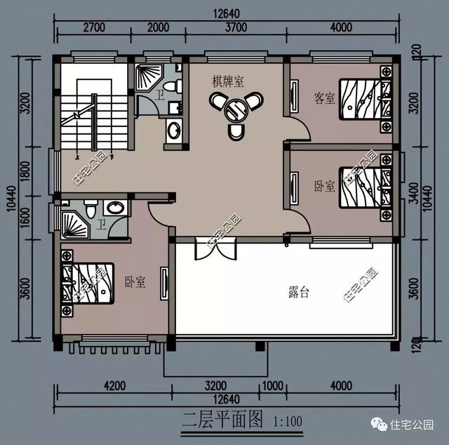 5套占地100平的時尚二層小洋樓圖，2026年新款