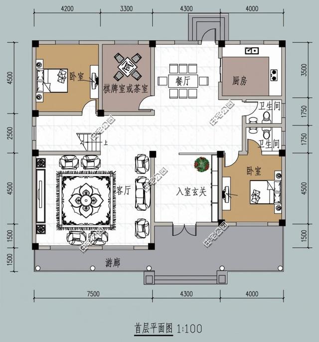 5套占地100平的時尚二層小洋樓圖，2026年新款