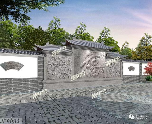 2款富豪專屬新中式別墅設計方案圖，家大業大的自建有面子