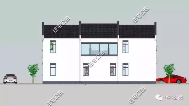 建了這棟中式三合院，洋房別墅都黯然失色了