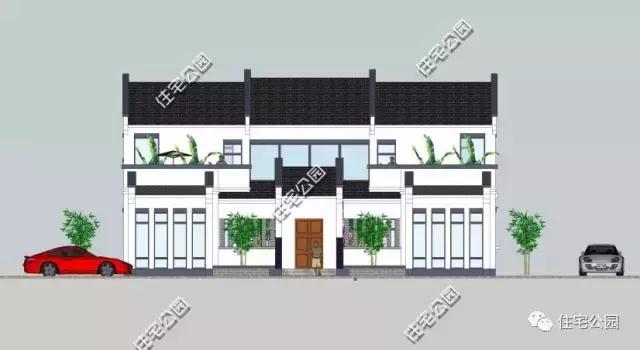 建了這棟中式三合院，洋房別墅都黯然失色了