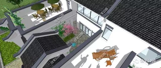 建了這棟中式三合院，洋房別墅都黯然失色了