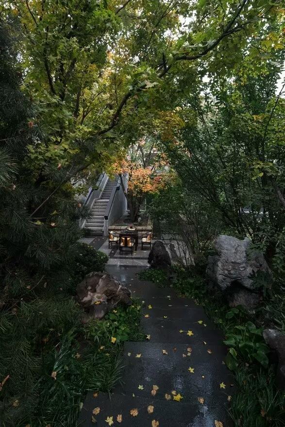 經典農村三合院別墅戶型方案圖，附室內裝修圖