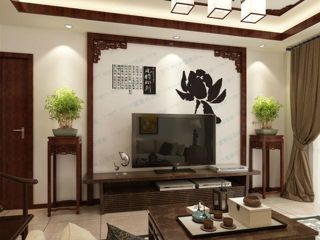 經典農村三合院別墅戶型方案圖，附室內裝修圖