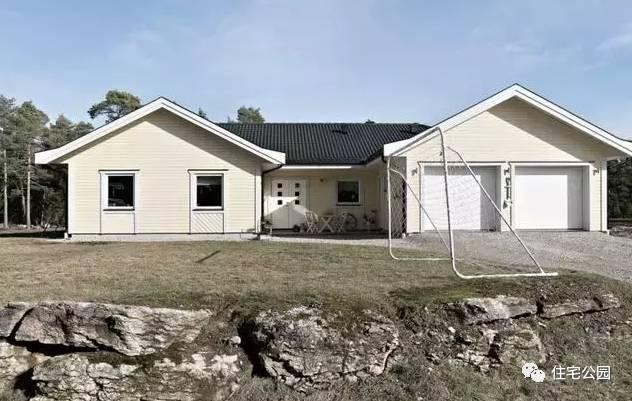 農村一層三合院設計戶型圖，帶完工實景圖