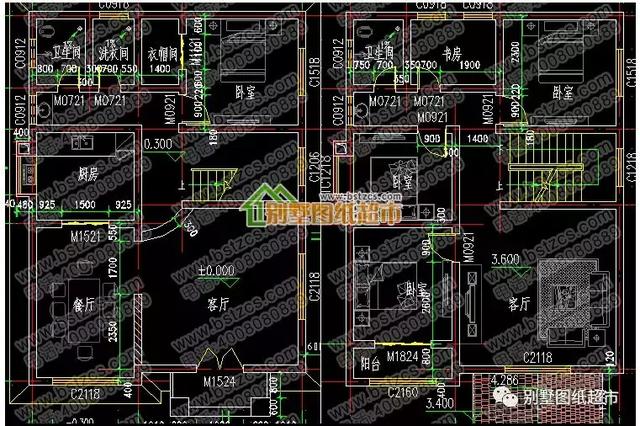 幾款面寬10米以下的農村自建房設計，小宅基也能用