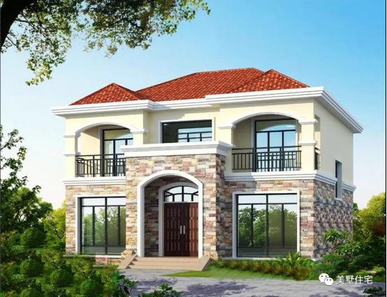 自建房實(shí)景照和效果圖對(duì)比，建好真不比效果圖差